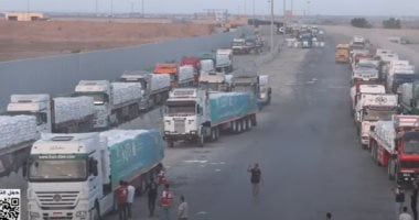 القافلة الـ15: 21 شاحنة مساعدات إماراتية تصل غزّة لدعم الفلسطينيين