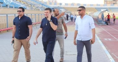 اللجنة الأمنية تراجع معايير السلامة في استاد الإسماعيلية لاستضافة المباريات