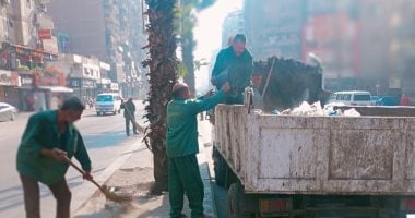 تجميل شارع فيصل: جهود مستمرة لتنظيف أحياء الجيزة