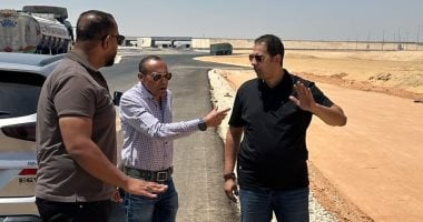 جولة تفقدية لرئيس جهاز مدينة سفنكس الجديدة لمتابعة مشروعات الطرق والبنية التحتية