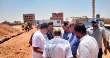 جولة رئيس جهاز مدينة الشروق في مشروع مياه الرابية