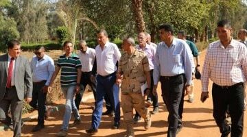 جولة وزير الزراعة في تطوير محطة الزهراء للخيول العربية الأصيلة