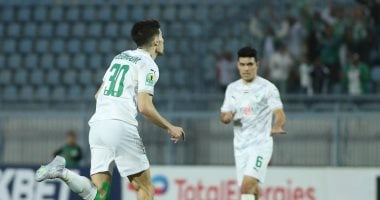 دغموم يُسجل هدف الدوري المصري الأول ضد الاتحاد السكندري