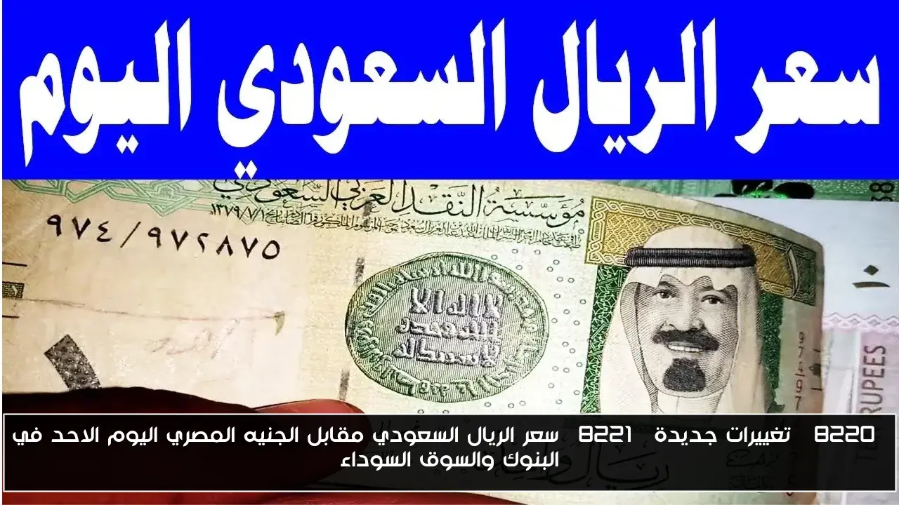 ارتفاع وانخفاض سعر الريال السعودي مقابل الجنيه المصري اليوم الأحد في البنوك والسوق السوداء