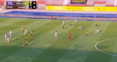 ضغط دجلة المتواصل على بيراميدز بعد طرد وليد الكرتي في 30 دقيقة