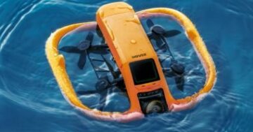 طائرة Aqua الطائرة بدون طيار التي تطير وتطفو على الماء