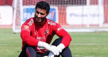 محمد الشناوي: الحزن يرافقه في تدريبات الأهلي
