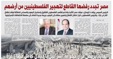 مصر تؤكد مجددًا موقفها الثابت ضد تهجير الفلسطينيين
