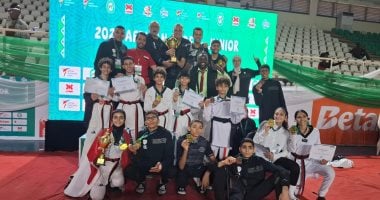 منتخب التايكوندو يحقق 15 ميدالية في بطولة أفريقيا للشباب والناشئين