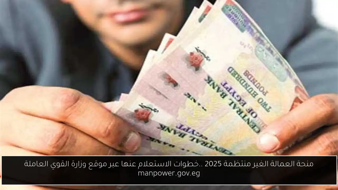 استعلام سهل عن منحة العمالة غير المنتظمة 2025 عبر وزارة القوى العاملة