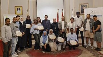 ورشة تدريب عيش وسلام الكنيسة المارونية تدعم اللاجئين من خلال ألوان مصر