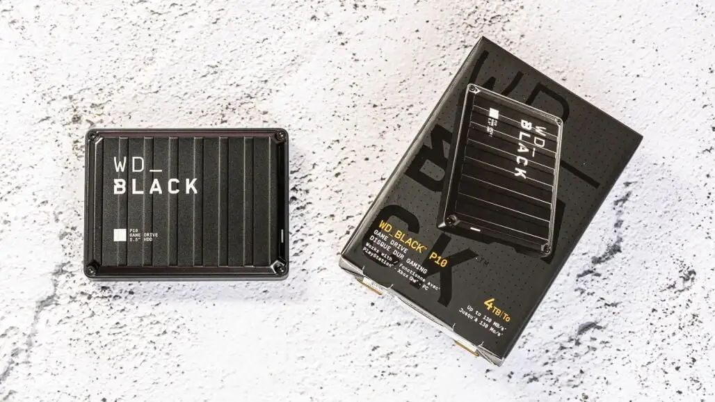 مراجعة للجهاز WD Black P10 Game Drive الذي يجمع بين الأداء العالي والتصميم الأنيق لتخزين الألعاب بشكل عملي وفعال