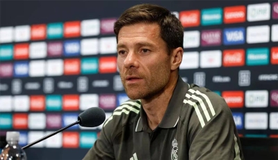 تشابي ألونسو يؤكد لجماهير ريال مدريد استعداد الفريق لمواجهة خيتافي وثبات موقفنا من كلاسيكو ميامي