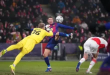 برشلونة يعود بقوة ويحقق فوزا تاريخيا برباعية على سلافيا براج لحفظ آماله الأوروبية والتأهل للدور التالي