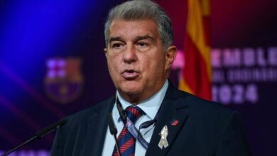 لابورتا يؤكد أن برشلونة هو بيت تير شتيجن ويهدف للتواجد بين أندية أوروبا الكبرى