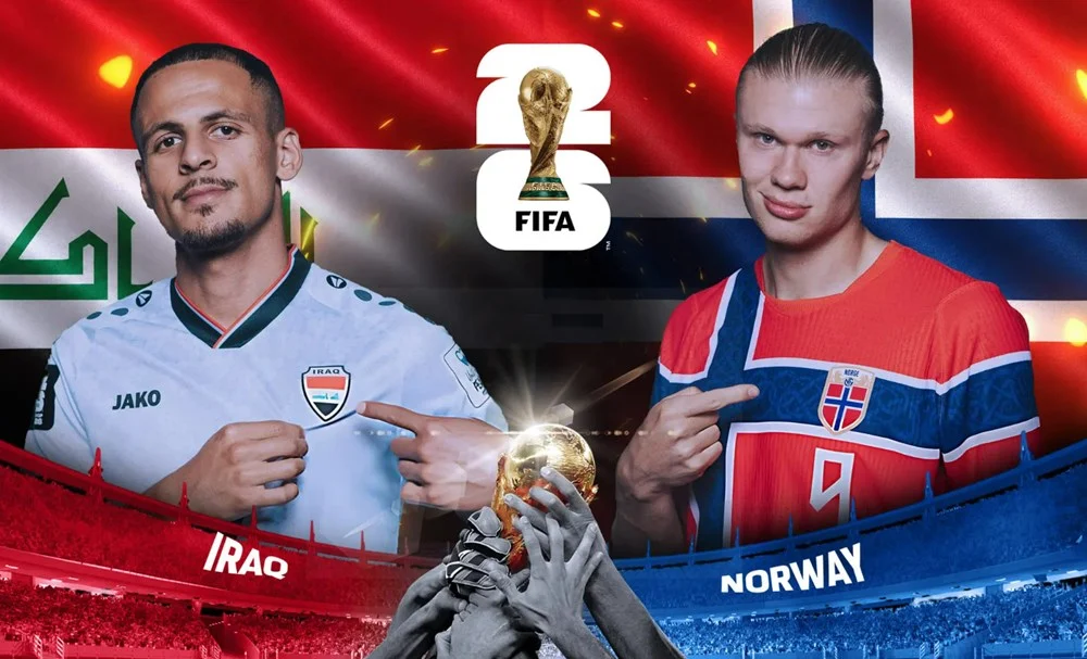 القنوات المفتوحة الناقلة لمباراة العراق ضد النرويج في كأس العالم 2026