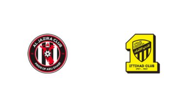 القنوات الناقلة لمباراة الجزيرة والاتحاد في تصفيات دوري أبطال آسيا للنخبة 2026-2027 وكيفية المشاهدة عبر الإنترنت