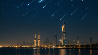 سماء الكويت ستشهد أحداثا فلكية مميزة غداً وبعد غد