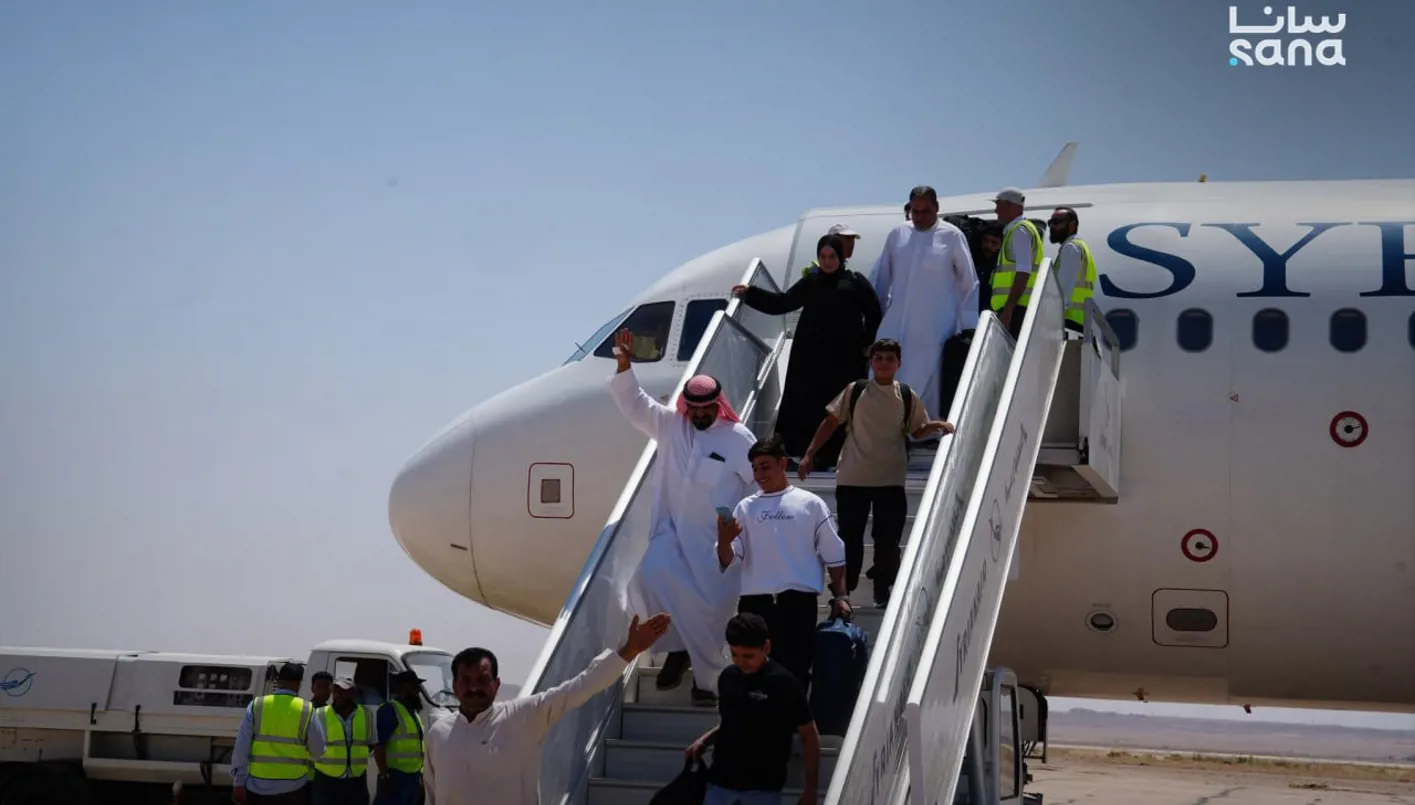 مطار دير الزور يستقبل أول رحلة دولية قادمة من الكويت بعد استئناف الرحلات الداخلية