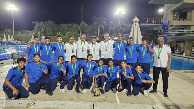 منتخب الكويت لكرة الماء يحصد الميدالية البرونزية في البطولة العربية