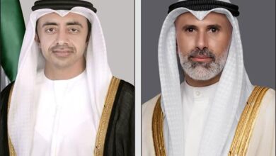 وزير الخارجية الكويتية يعبر عن إدانته في اتصال مع نظيره الإماراتي للهجوم على ناقلة تابعة لشركة أدنوك